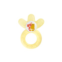 Mam Cooler Teething Ring With Water 4+ Months Yellow 1 piece