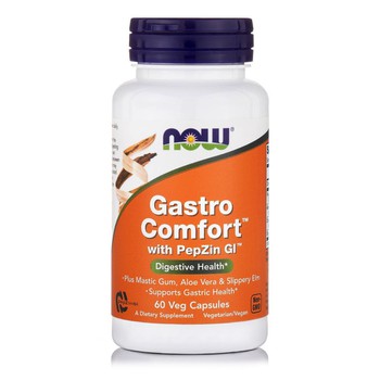 NOW GASTRO COMFORT WITH PEPZIN GI  60VCAPS  