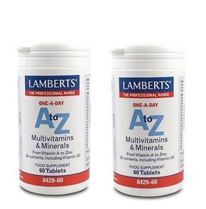 2x Lamberts A to Z Multivitamins 2x60 Tablets (842