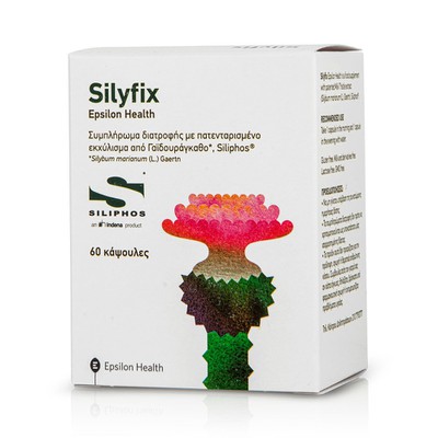 EPSILON HEALTH Silyfix Dietary Supplement For Good Liver Health x60 Capsules