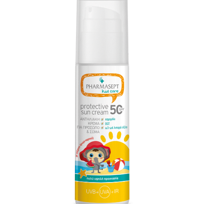 Pharmasept Kid Care Protective Sun Cream SPF50+ Παιδική Αντηλιακή Κρέμα Για Πρόσωπο & Σώμα 150ml