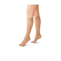 ADCO 70 Den (12-15mm Hg) Knee Socks No.4 Beige 1 pair