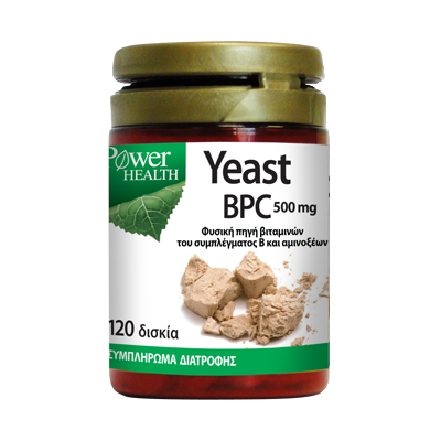 POWER HEALTH Yeast BPC 500mg 120tabs