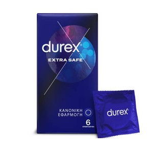 Durex Condoms Extra Safe, 6 pack