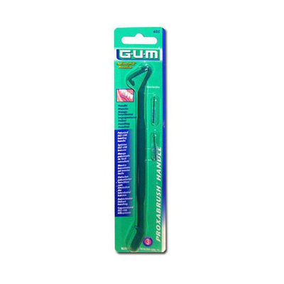 GUM 605 Plastic Handle Λαβή με Βουρτσάκια 612 & 614 Πράσινο