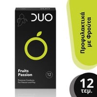 Duo Fruits Passion 12τμχ - Προφυλακτικά Με Γεύσεις