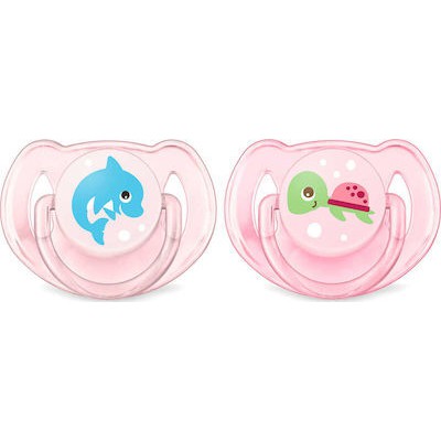PHILIPS Avent Classic Silicone Orthodontic Pacifiers 6-18m x2 In Various Designs