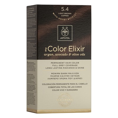 APIVITA My Color Elixir N5,4 Καστανό Ανοιχτό Χάλκι
