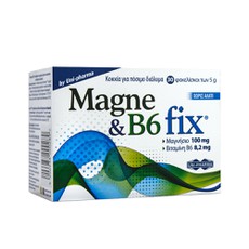 Uni-Pharma Magne & B6 fix Συμπλήρωμα Διατροφής Μαγ