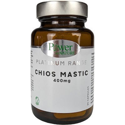 POWER Platinum Range Chios Mastic 400mg Συμπλήρωμα Διατροφής Με Μαστίχα Χίου Για Την Καλή Υγεία Του Οργανισμού 30 Κάψουλες