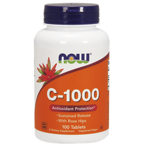 Now Foods C-1000 with Rose Hips,100tabs