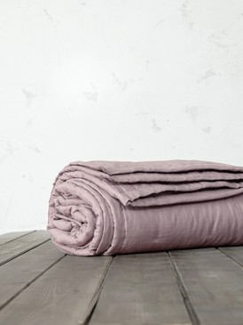 Κουβερλί Linen - Dusty Pink