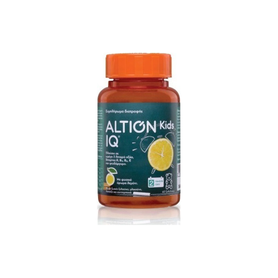 ALTION Kids IQ Dietary Supplement With Ω3 Fatty Acids, Vitamins & Zinc With Lemon Flavor x60 Jellies