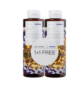 1+1 FREE Korres Thyme Honey Shower Gel, 2x250ml