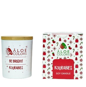 Aloe Plus Colors Soy Candle Kourabies, 150gr 
