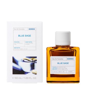 Korres Blue Sage Eau De Toilette For Men, 50ml
