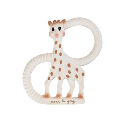 SOPHIE La Girafe So Pure Teething Ring Σοφί Η Καμηλοπάρδαλη Δακτύλιος Πολύ Μεγάλος 0m+