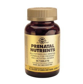 Solgar Prenatal Nutrients Πολυβιταμίνες για Έγκυες