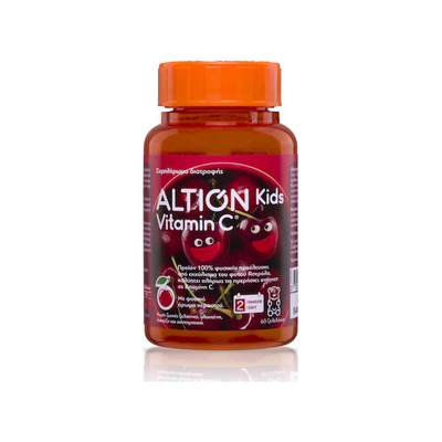ALTION Kids Vitamin C Nutritional Supplement For Kids With Cherry Flavor x60 Jellies
