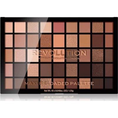 REVOLUTION Beauty Maxi Reloaded Παλέτα Σκιών Ματιών Nudes, 35gr