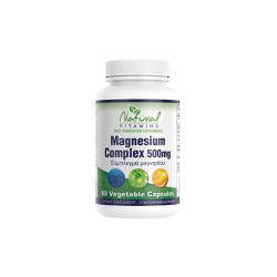 Natural Vitamins Magnesium Complex 500mg 60 caps