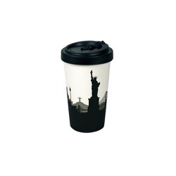Woodway Well Cosmopolitan Black Bamboo Cup 400ml 