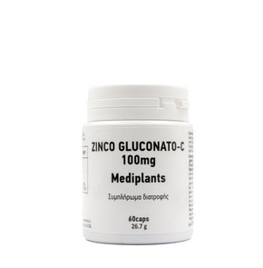 Mediplants Zinco Gluconato-C 100mg, 60 Caps
