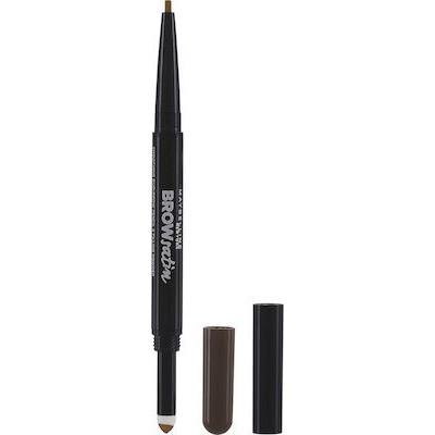 MAYBELLINE Brow Satin Duo Pencil No.02 Medium Brown - Μολύβι Φρυδιών 0.71g