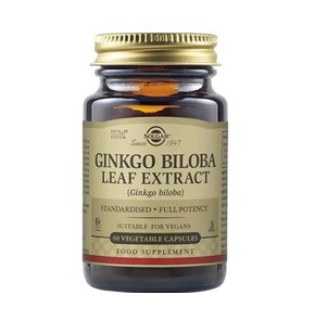 Solgar Ginkgo Biloba Leaf Extract 60 Vegetable Cap