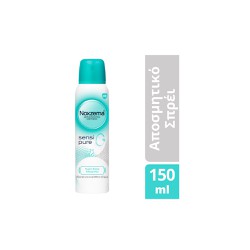 Noxzema Sensipure 0% Deodorant Spray For 48h Protection Without Aluminum Salts 150ml