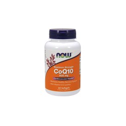 Now CoQ10 600mg Nutritional Supplement For Healthy Neurotransmitter Functions & Good Cardiovascular Function 60 capsules