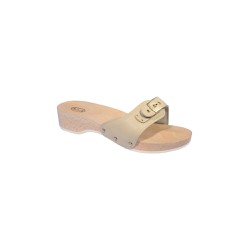 Scholl Pescura Heel Women's Anatomical Sandal With Heel Beige No.36 1 pair