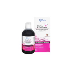 My Elements Beautin Collagen Πόσιμο Κολλαγόνο Με Υαλουρονικό Οξύ Βιταμίνες & Μαγνήσιο & Γεύση Φράουλα Βανίλια 500ml