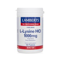 Lamberts L-Lysine HCL 1000Mg 120 Ταμπλέτες.