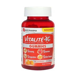 Forte Pharma Vitality 4G, 60 Gummies
