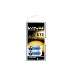Duracell Hearing Aid 675 1.45 V Zinc Air 6 Μπαταρίες