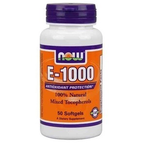 Now Foods Vitamin E-1000 IU Mixed Tocopherols - 50