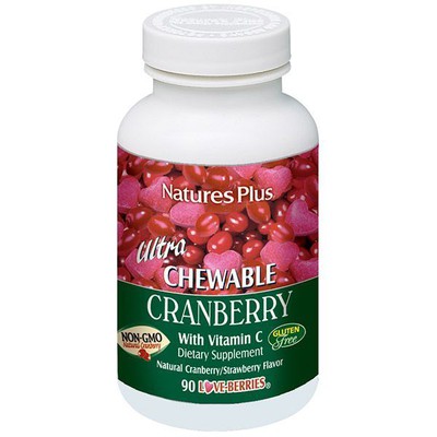 Ultra Chewable Cranberry Συμπλήρωμα Διατροφής Για ην Υγεία Του Ουροποιητικού Συστήματος x90 Μασώμενες Ταμπλέτες Με Γεύση Φράουλα
