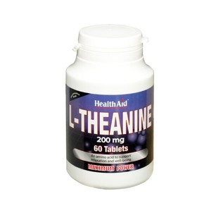 Health Aid L-Theanine 200mg Συμπλήρωμα Διατροφής Θ