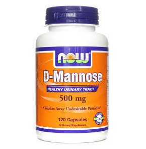 Now Foods D-Mannose 500 mg - 120 Capsules