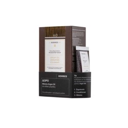 Korres Promo Argan Oil Advanced Colorant 6.0 Ξανθό Σκούρο Βαφή Μαλλιών 50ml & Δώρο Μάσκα Argan Oil 40ml