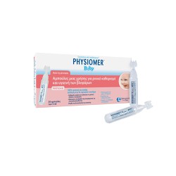 Physiomer Baby Sterile Saline Ampoules For Nasal Decongestion 30x5ml 