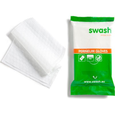 SWASH Γάντια Καθαρισμού Ασθενών Χωρίς νερο 8 Τεμάχια