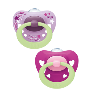 Nuk Signature Night Silicone Soother 6-18m, 1pc (V