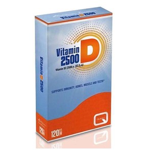 Quest Vitamin D3 2500IU (62,5μg), 120 Tabs