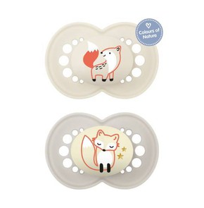 MAM Day & Night Forest Silicone Soother Unisex 16+