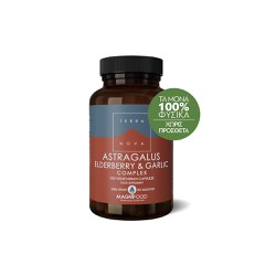 TerraNova Astragalus Elderberry & Garlic Complex Innovative Supplement To Stimulate The Immune System 100 capsules