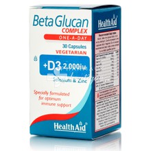 Health Aid Beta Glucan - Ανοσοποιητικό / Χοληστερίνη, 30 caps