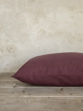 Pillowcases pair - Unicolors - Deep Bordeaux