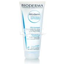 Bioderma Atoderm Intensive Gel Moussant - Τζελ Καθαρισμού Προσώπου & Σώματος για πολύ Ξηρό με Τάση Ατοπίας Δέρμα, 200ml